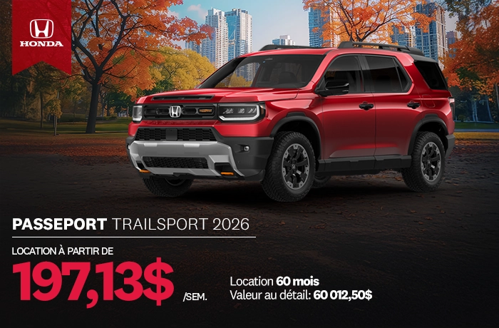 Bannière de Promotion Passport Trailsport 2026